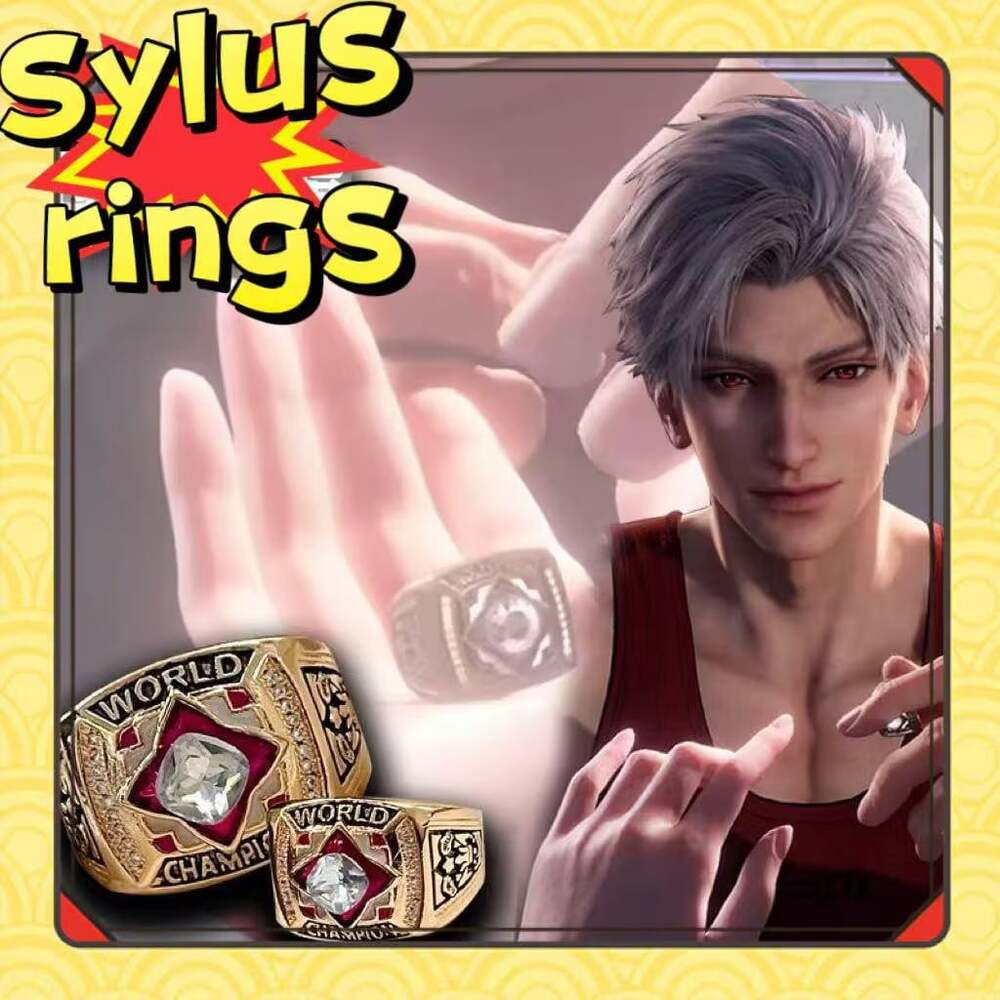Love and Deepspace Sylus Boxing Champion Ring | Solid Band, Handmade Cosplay Jew